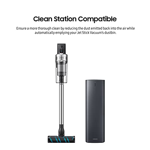 Image of SAMSUNG Clean Station Dust Bags, Pack of 5 Replacement Bags for Jet Stick Cordless Vacuum Cleaners, Hygienic Floor Cleaning Solution, VCA-ADB90 /XAA, Grey