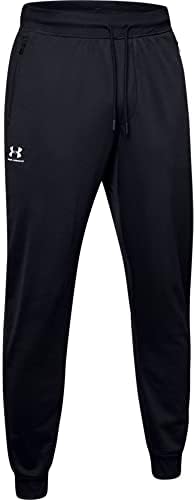 Under Armour Men's Sportstyle Tricot Joggers , Black (001)/White , X-Large