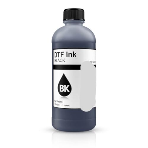 Tinta ecológica DTF negra de alta densidad para película PET de transferencia