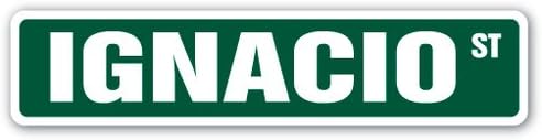 Amazon.com: SignJoker] Ignacio Street Sign Name Kids Childrens Room ...
