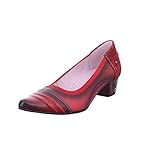 maciejka  Maciejka Damen 04478-18/00-5 Rote Glattleder Pumps Größe 40 EU Rot (Rot Kombi)