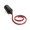 YOUPOU 12-24V Auto Sigarettenaansteker Kabel Vrouwelijke Socket Plug Connector Adapter Aansteker Oplader