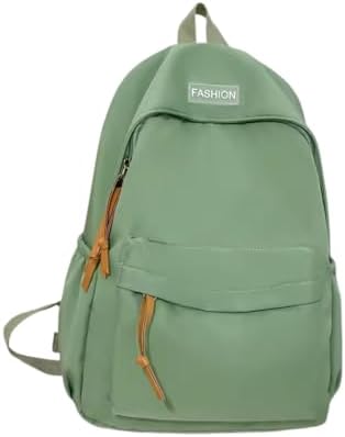 Mochila Feminina Pastel Fofa – Bolsa Casual Colorida com Bolso Fr...