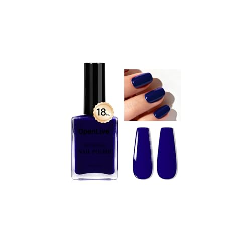 OpenLive 18ml Blue Nail Polish Large Volume Quick Dry...