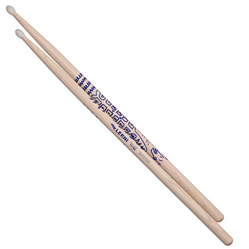 Baqueta Lerni (Modelo S137SSN) con punta de nailon y cuerpo de hickory, 406 mm de largo y 13.7 mm de diámetro miniatura 1