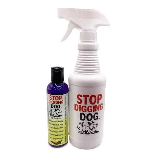 Stop Digging Dog Spray – Natural Dog Digging & Chewing