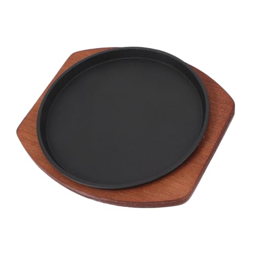 Cuisson uniforme viande poêle fonte ABOOFAN 23 cm - 2