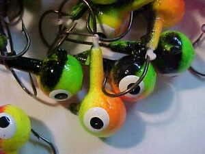 Heads 3/8 Size 1 Hooks Assortment OZ.They Float 25 Floating Walleye JIG