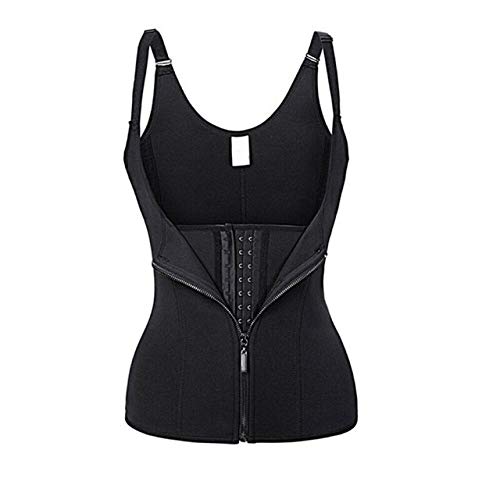 Entrenador de Cintura para Mujer, Chaleco de realce, Faja para el Vientre, Faja Moldeadora de Cuerpo, corsé ceñidor de Cintura, Chaleco con Cremallera de Talla Grande S-3Xl Shapewe