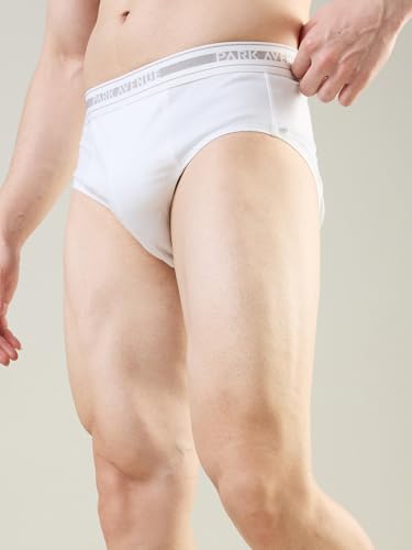 Image of Park Avenue Men Regular Fit Solid Pattern Pure Cotton Brief
