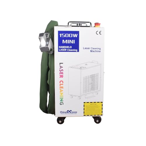 Handheld-1500/2000/3000-W-Faser-Laser-Reinigungsmaschine, Rost, Öl, Farbe, Schmutz, Flecken, Beschichtungsentfernung, Laserreiniger-Ausrüstung (mit 1 Reinigungsmodus) (1500, Watt)