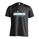 [アートワークスコウベ] 水泳 競泳 Tシャツ 半袖 練習着 ドライ SWIMMING バブルロゴ ユニセックス S ブラック