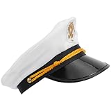 Assortiment facile : le chapeau de déguisement de yacht s'accorde avec les casquettes de déguisement pour hommes, les chapeaux de capitaine pour femmes ou les chapeaux de marin, permettant ainsi de composer facilement des tenues pour couples ou groupes. idéal comme cadeau d'invité pour une fête sur le thème du capitaine ou comme chapeau de marin