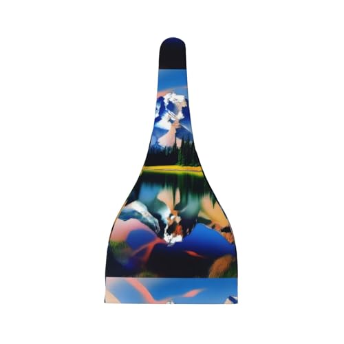 Baby Beanie Mountain Majesty Knotted Hat - Soft, Warm, Comfortable, Headwear for Newborns, 0-6 Months Black2