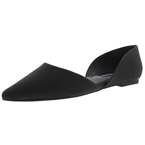 BC Footwear Women's Society Lizard Pointed Toe Flat