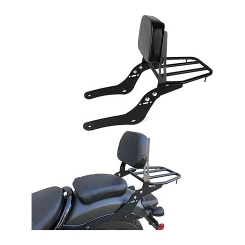 XUXRHMEAN Para Motocicleta Rebel CMX300 CMX500 2017-2024 Respaldo Trasero Desmontable Motocicleta Respaldo Sissy Bar