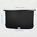 X AUTOHAUX Retractable Cargo Cover for Volkswagen for VW Tiguan 2018 2019 2020 2021 2022 2023 Waterproof Non Slip SUV Rear Trunk Shielding Shade Black