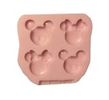 Small Mickey Mouse, Minnie Mouse, (MEASUREMENTS SECOND PICTURE/NO RETURNS) fondant, cupcake topper...