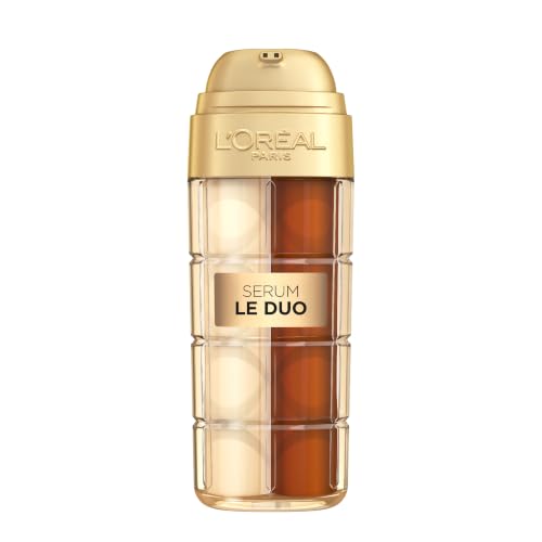 LOréal Paris Face Serum Age Defying Serum Le Duo Collagen Peptide Booster and Vitamins B3 & C* Instant Firmness & Radiance Clinically Proven Reverse Appearance of Upto 5 Years of Wrinkles* 30ml