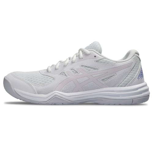 ASICS Damen Upcourt 5 Volleyballschuhe, Weiß/Kosmos, 42 EU