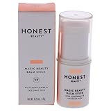 Honest Beauty Magic Beauty Balm Stick with Sunflower & Coconut Oils | Multi-Purpose Beauty Stick with a Hint of Shimmer | Paraben Free, Dermatologist Tested, Cruelty Free | 0.28 oz.