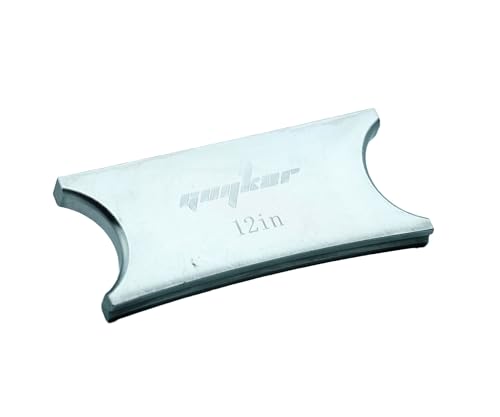 Guyker Fret Press Insert, 304 Stainless Steel Manually Fingerboard Pressure Radian Fret Insert for Acoustic Electric Guitar Bass Luthier DIY Tool Handheld Version, 12