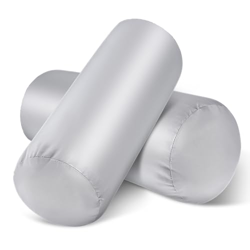 2 Packs Silk-like Neck Pillow Covers