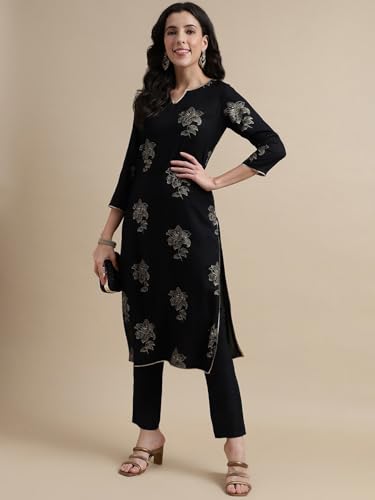 Image of FABIAN FASHION Women's Rayon Floral Regular Tunic Shirt