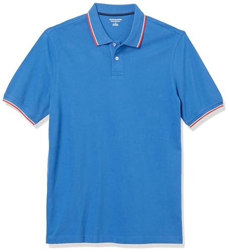 Image of Amazon Essentials Men's Regular-Fit Short Sleeve Cotton Pique Polo Shirt (Available in Big & Tall)