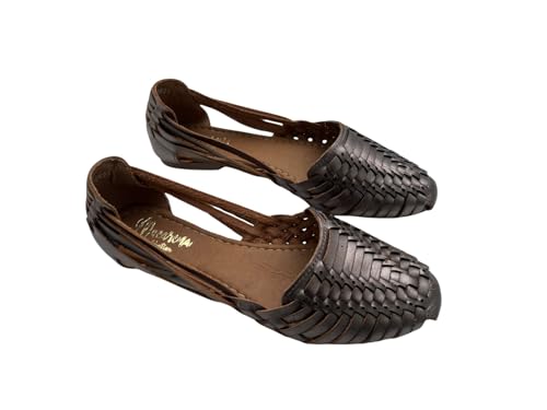 Image of Macarena Collection Womens Shoes Leather Sandals for Women | Huarache Handmade Mexican Sandals | Comfortable & Stylish Womens Sandals 2167