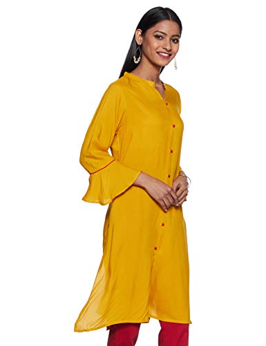 Image of ABOF Women's Rayon Straight Kurta