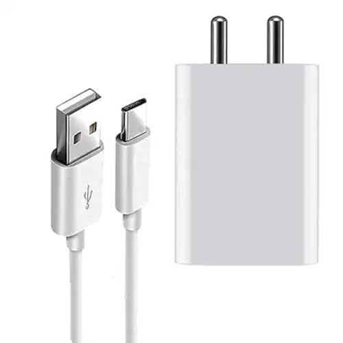 Image of Original 80W Fast Charger Adapter with USB-C Cable Compatible for Neo 9 Pro, 12 5G, Neo 7 Pro, Z7, Z7S, Z6 Lite, 11, Z6 44W, T2 (Adapter & Cable)