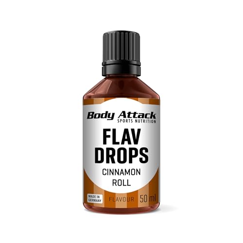 Body Attack Nutrition | Flav Drops (50ml) | Arômes et édulcorants | Arômes zéro calories - Cannelle