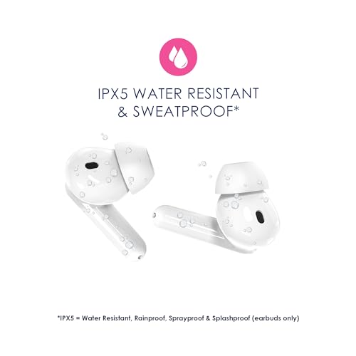 Image of Packed Party True Wireless Earbuds Bluetooth V5.3 Headphones with Charging Case, IPX5 Waterproof, Up to 20 Hours of Battery Life (On The Dot)