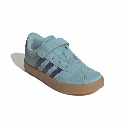 Image of adidas Kids' VL Court 3.0 Elastic Lace & Strap Shoe