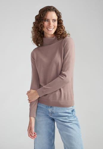 Image of Style & Republic Women's 100% Cashmere Slim Turtleneck Pullover Sweater