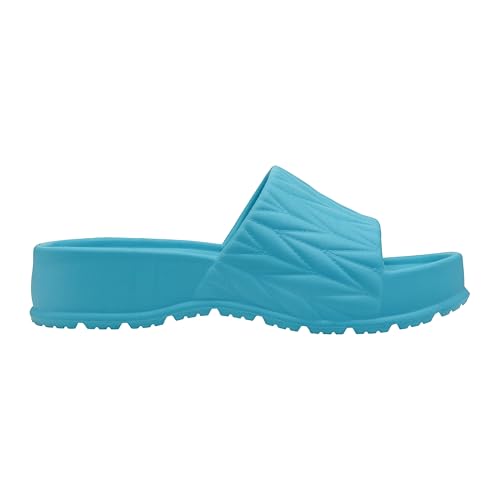 Image of DEBONGO Textured Comfortable Slider for Women | EVA Open Toe Sliders with Textured Upper and Cushioned Sole | Easy Slip-On Sandals for Relaxed Styling and Movement