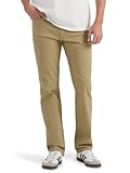 Lee Men's Extreme Motion Regular Straight Jean Kansas City Khaki (Twill) 36W x 30L