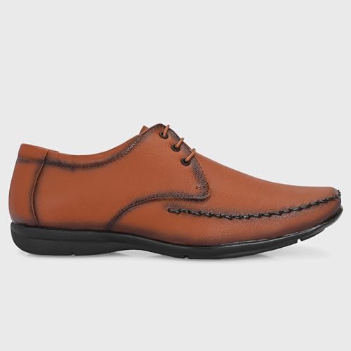 Image of Centrino Formal Shoe for Men | Cushioned Insole for Better Comfort | Stylish Lace-Up for Boys | Perfect for Office Wear & Formal Dress (9786)