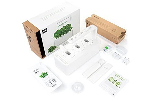 Click & Grow Smart Garden 3 jardinière d'intérieur 30 x 10 x 28 cm Blanc (contient 3 capsules de basilic) Click & Grow Smart Garden 3 jardinière d'intérieur 30 x 10 x 28 cm Blanc (contient 3 capsules de basilic)