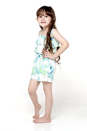 Image of Hawaii Hangover Family Matching Hawaiian Clothes, Orchid Breeze White | Family matching Hawaiian outfits, Orchid Breeze White, lightweight rayon, machine washable, tropical floral print, luaus