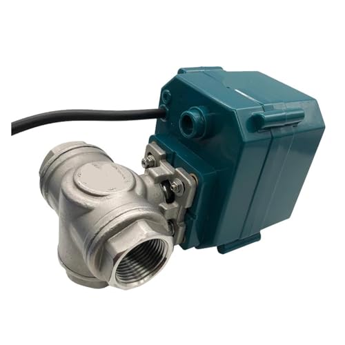Vanne à Bille électrique DN25 en Acier Inoxydable T Type AC220V