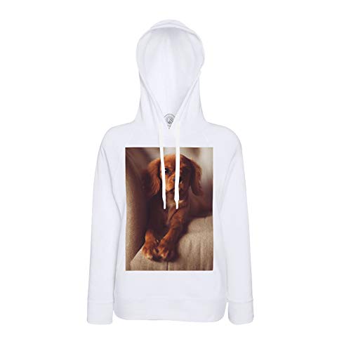 Sweat à Capuche Cavalier King Charles - Pull Confortable pour Propriétaire de Chien