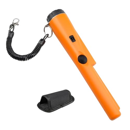 Detector de metales portátil - Detector de metales portátil impermeable, alta precisión | Detector de metales portátil, detector de metales de sonda, probador con estuche para la caza del tesoro