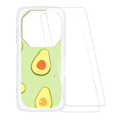 ESACMOT �v�����g�P�[�X + 2�������K���X�t�B���� Blackview Rock 1 Pro �Ƃ̌݊�������, �Ռ��z���\�t�g�J�o�[ HD�N���A (�A�{�J�h)