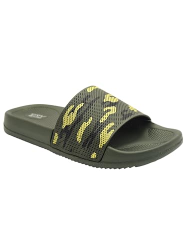 Image of TRV Classic Ultra Soft Sliders /Slippers with Cushion FootBed for Boys & Girls | Comfortable & Light Weight | Stylish & Anti-Skid | Waterproof & Everyday Flip Flops for Boys& Girls jungle