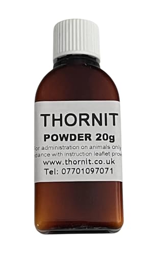Thornit Ear Powder 20g Bottle - Dogs, Cats & Rabbits. For Sore, itchy, yeasty Ears, Paws and skin. The original & Genuine 100 year old proven formula!