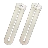 junxing BF190 Replacement Bulbs, Black Light Bulb Compatible with BK-40D, FUL32T8/BL 365nm, U Shape BL Fluorescent lamp,10 inch 32 Watt 2 Pack