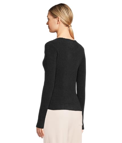 Barefoot Dreams Women's CozyChic Ultra Lite Ribbed Scallop Scoop Neck3