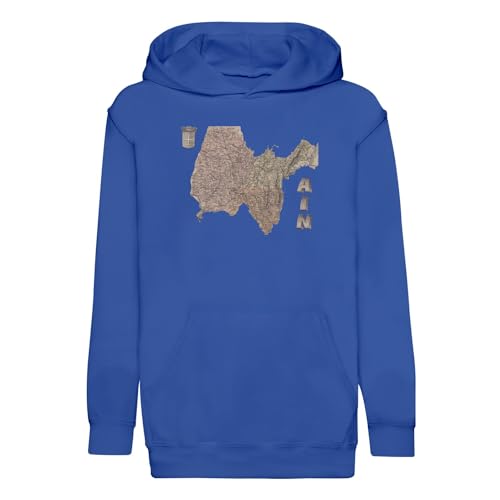 Sweat enfant Ain 01 Bourg-en-Bresse de qualité premium au motif carte ancienne